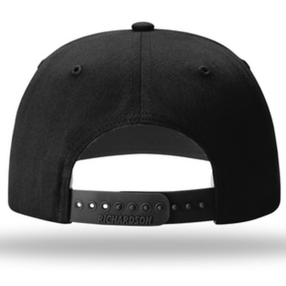 SWO Richardson Solid Twill Trucker Hat - Black