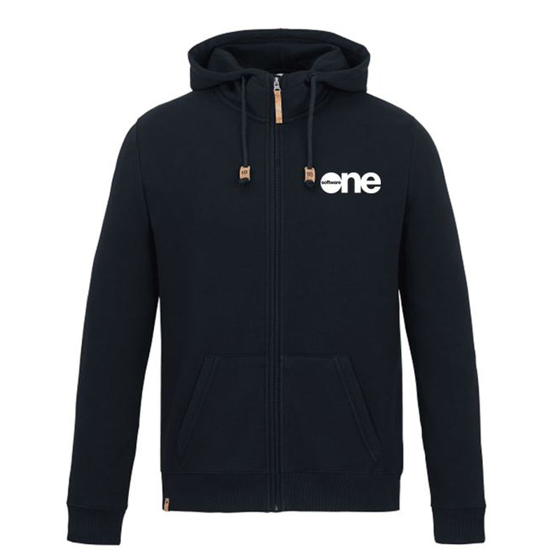 SWO Men's tentree Space Dye Zip Hoodie - BLACK