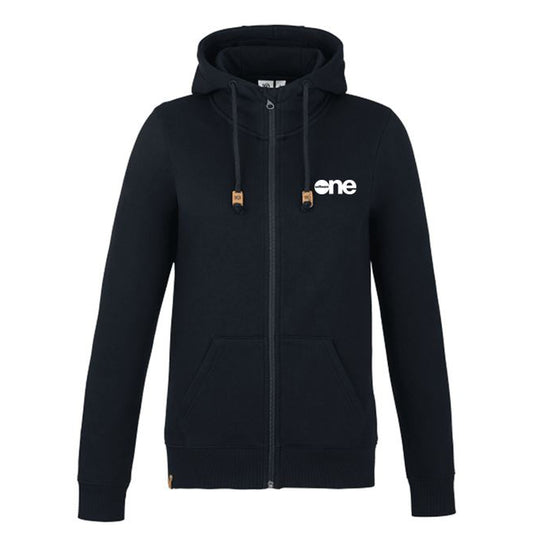 SWO Women's tentree Space Dye Zip Hoodie - BLACK