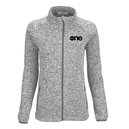 SWO Women's Summit Sweater-Fleece Jacket - ICEBERG GREY