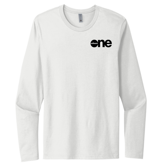 SWO Next Level Apparel® Cotton Long Sleeve Tee - White