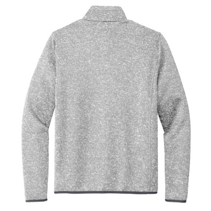 SWO Port Authority® Sweater Fleece Jacket - Grey Heather