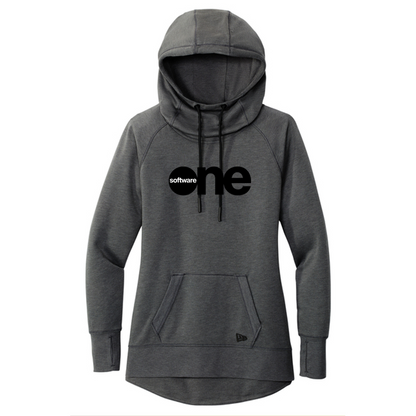 SWO New Era® Women's Tri-Blend Fleece Pullover Hoodie - Black Heather