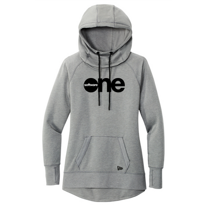 SWO New Era® Women's Tri-Blend Fleece Pullover Hoodie - Shadow Grey Heather