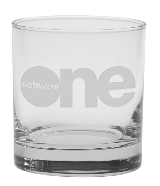 SWO Deep Etch Executive Double Old Fashion Glass